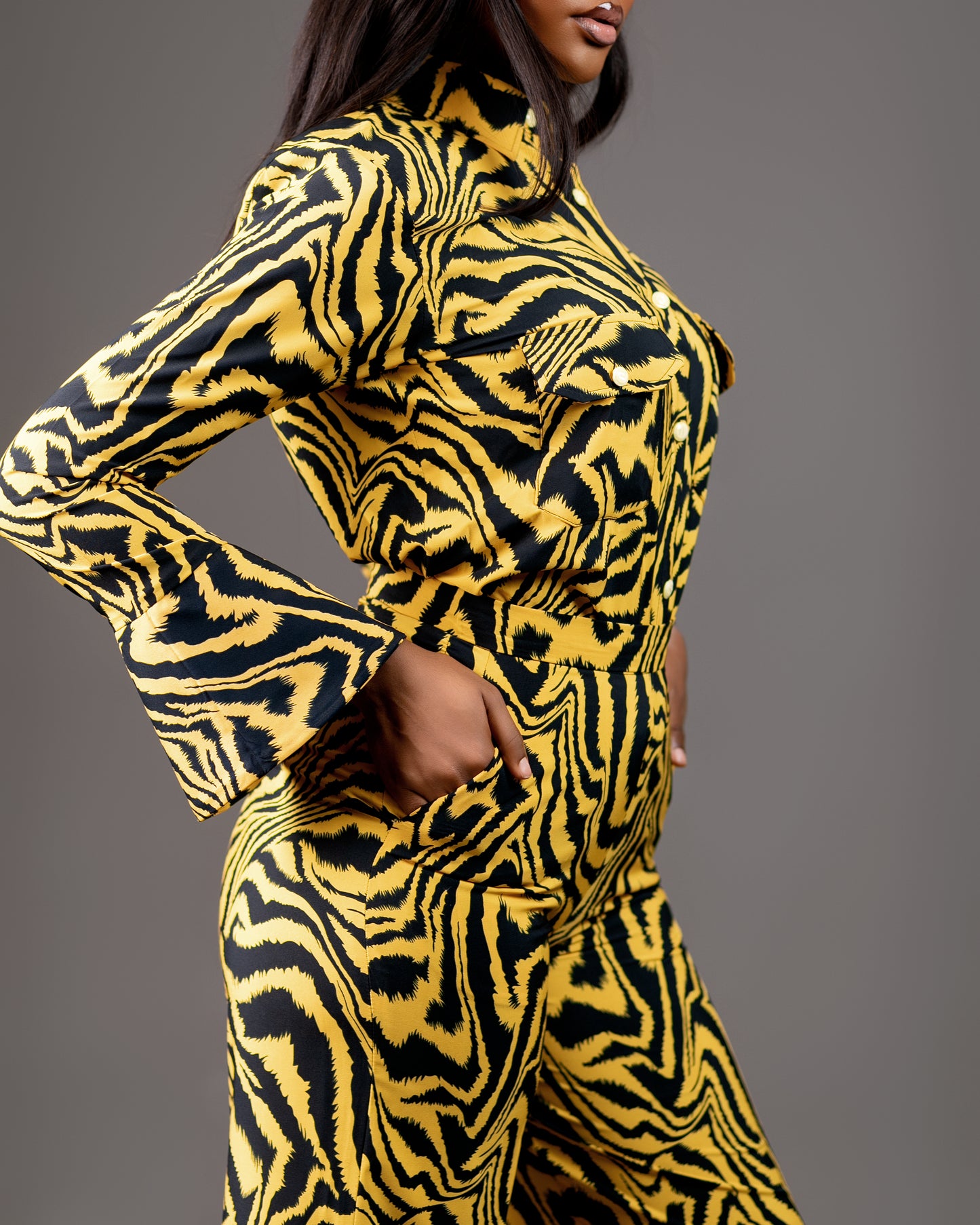 Classy tailored two-piece trouser set